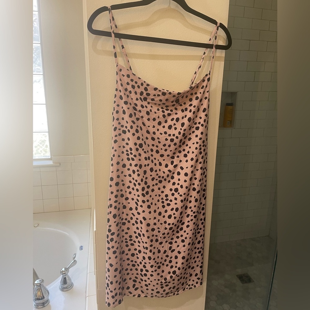 Pink & Black Dress